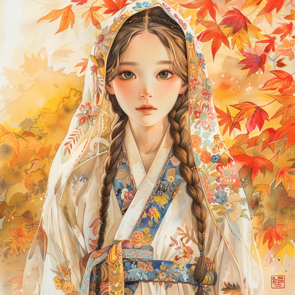 Autumn Veil of Quiet Grace