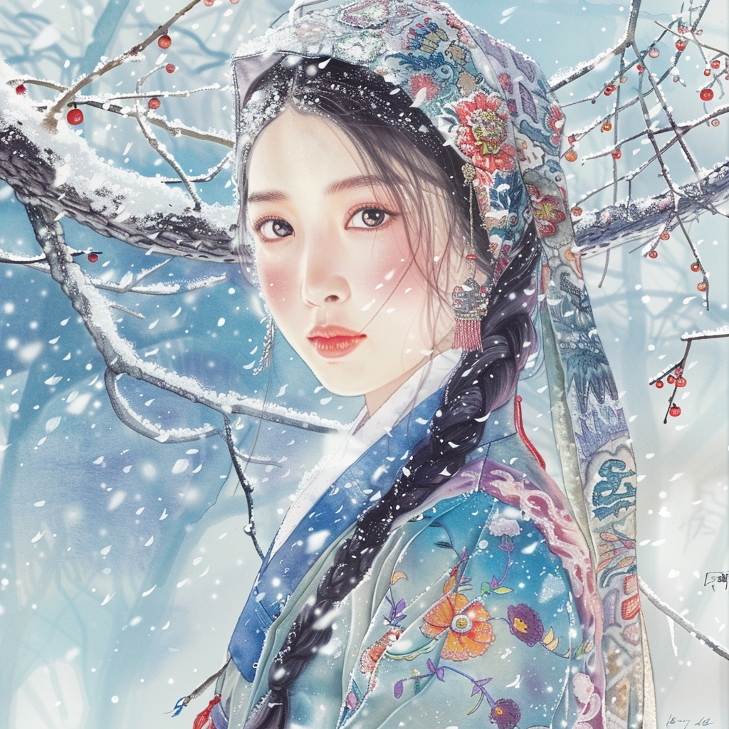 Whispers of Winter Silk