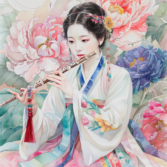 Melody Among Peonies