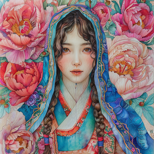 Peony Veil Maiden