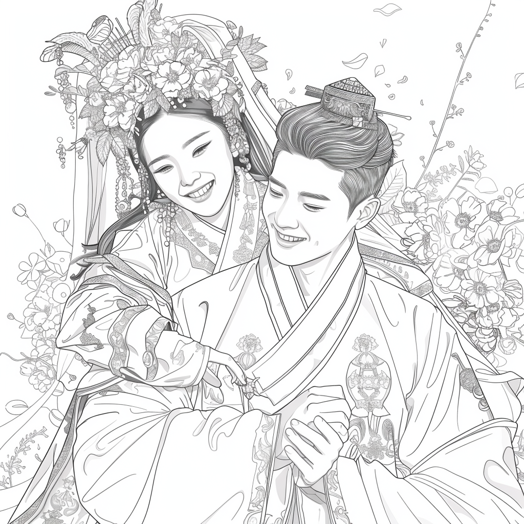Eternal Promise – Traditional Korean Wedding in Bloom