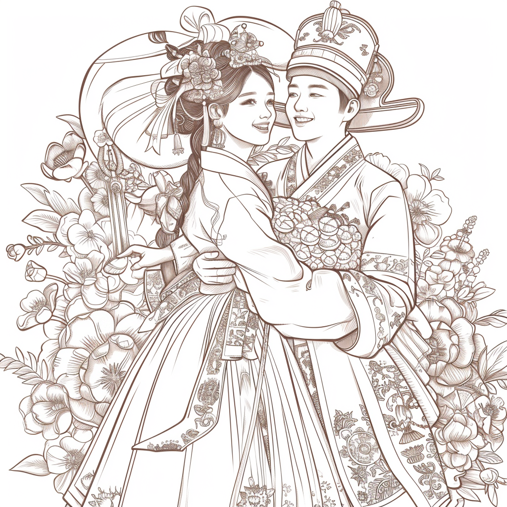 Eternal Promise – Traditional Korean Wedding in Bloom