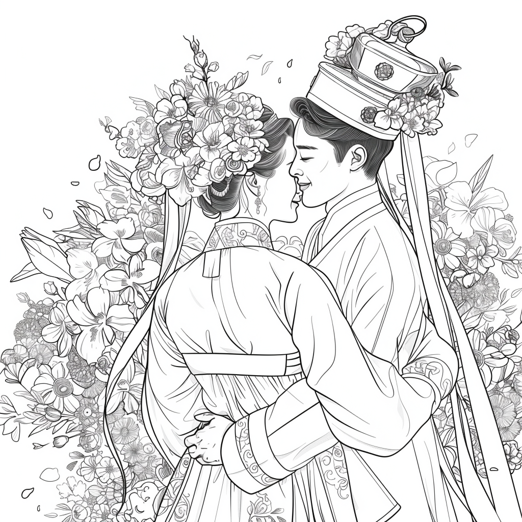 Eternal Promise – Traditional Korean Wedding in Bloom