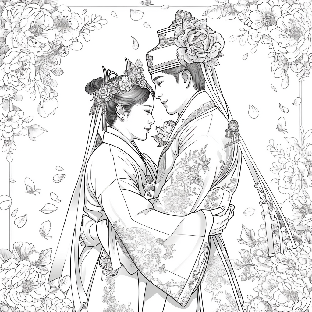 Eternal Promise – Traditional Korean Wedding in Bloom
