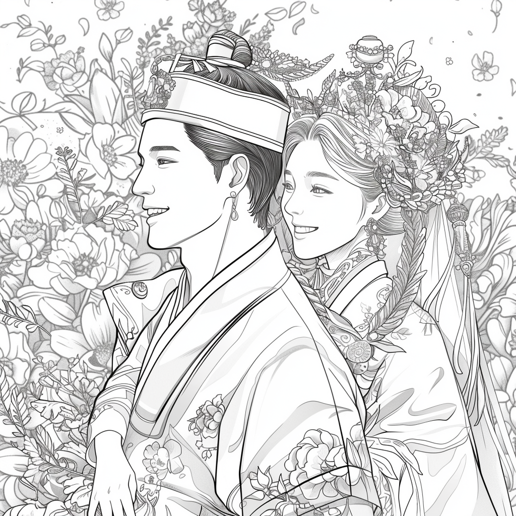 Eternal Promise – Traditional Korean Wedding in Bloom