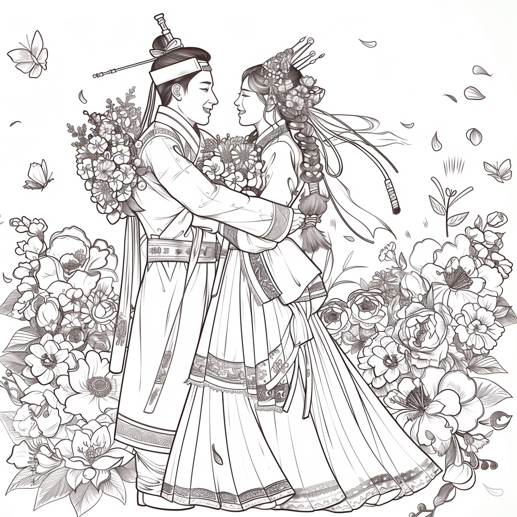 Eternal Promise – Traditional Korean Wedding in Bloom