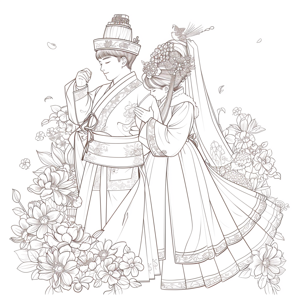 Eternal Promise – Traditional Korean Wedding in Bloom