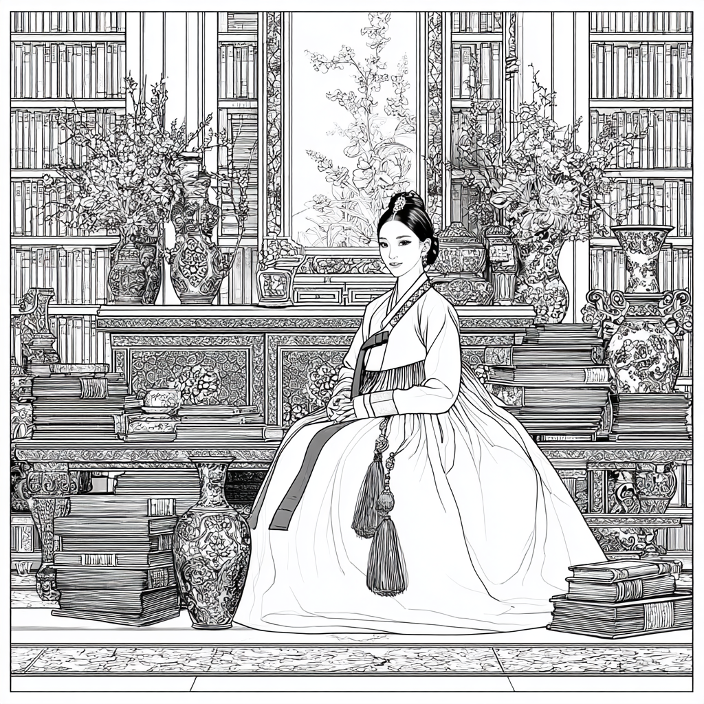 The Scholarly Princess of the Floral Library