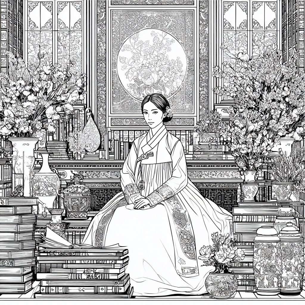 The Scholarly Princess of the Floral Library
