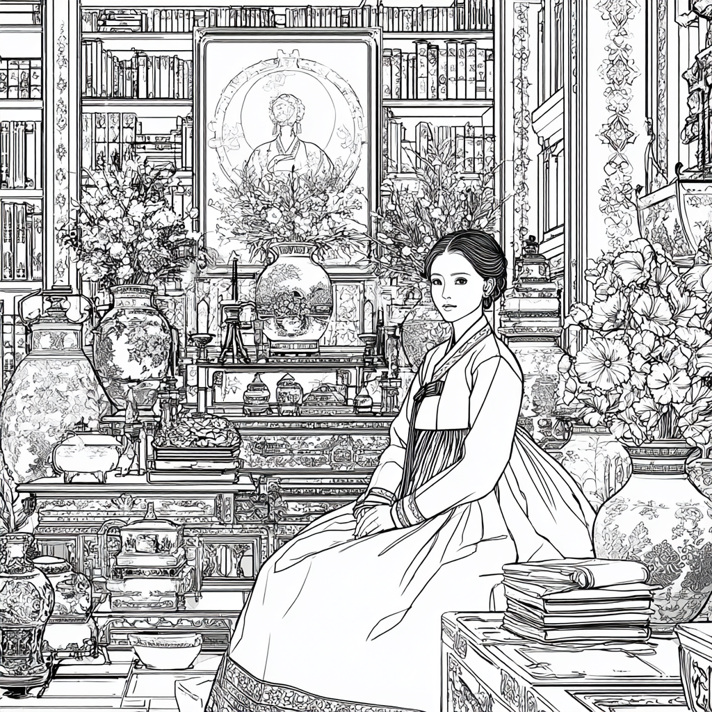 The Scholarly Princess of the Floral Library