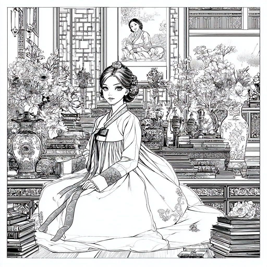 The Scholarly Princess of the Floral Library