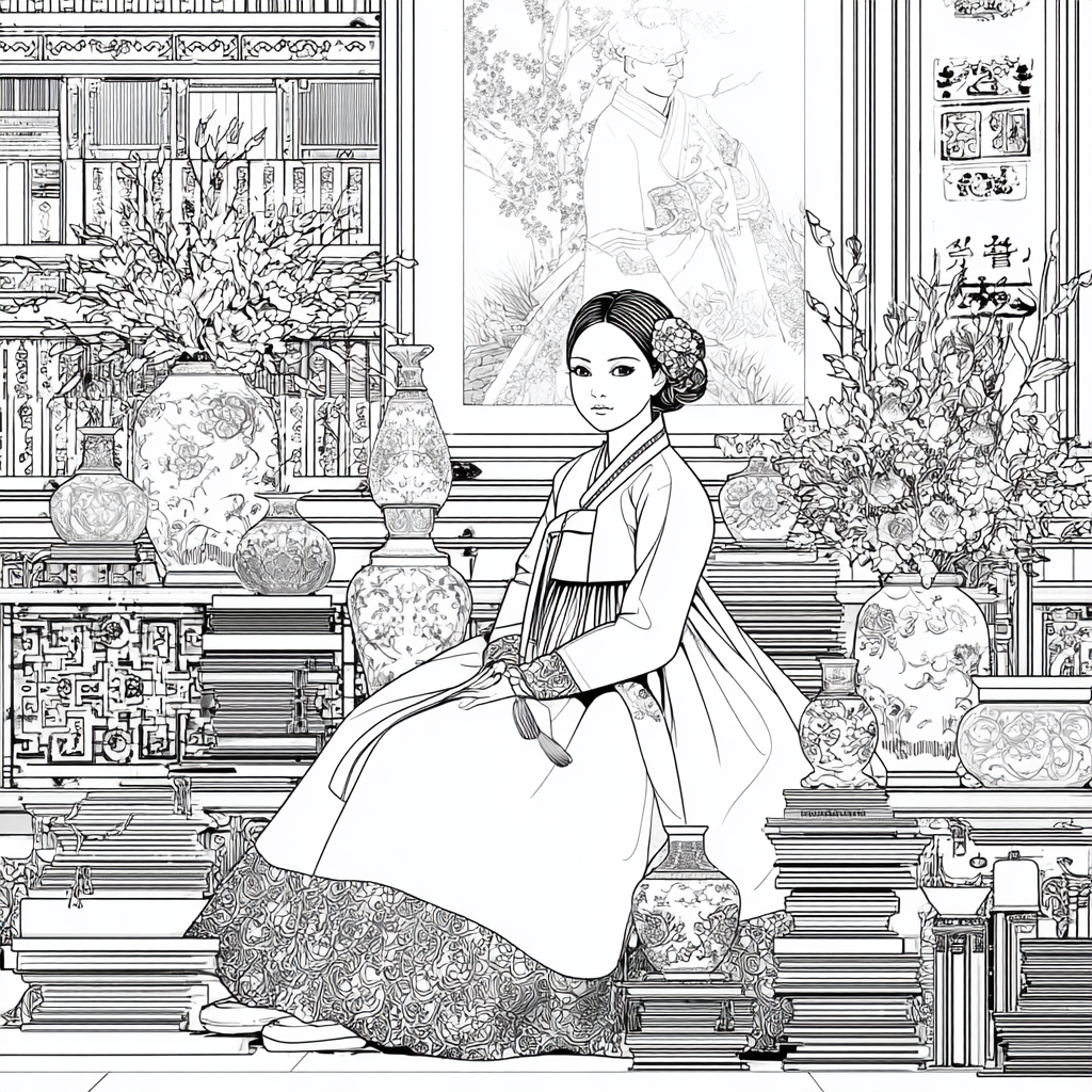 The Scholarly Princess of the Floral Library