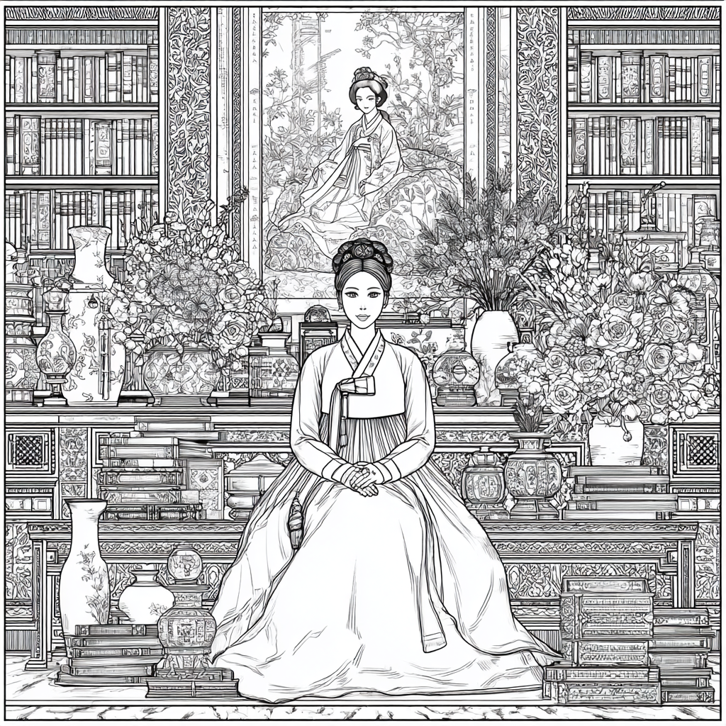 The Scholarly Princess of the Floral Library