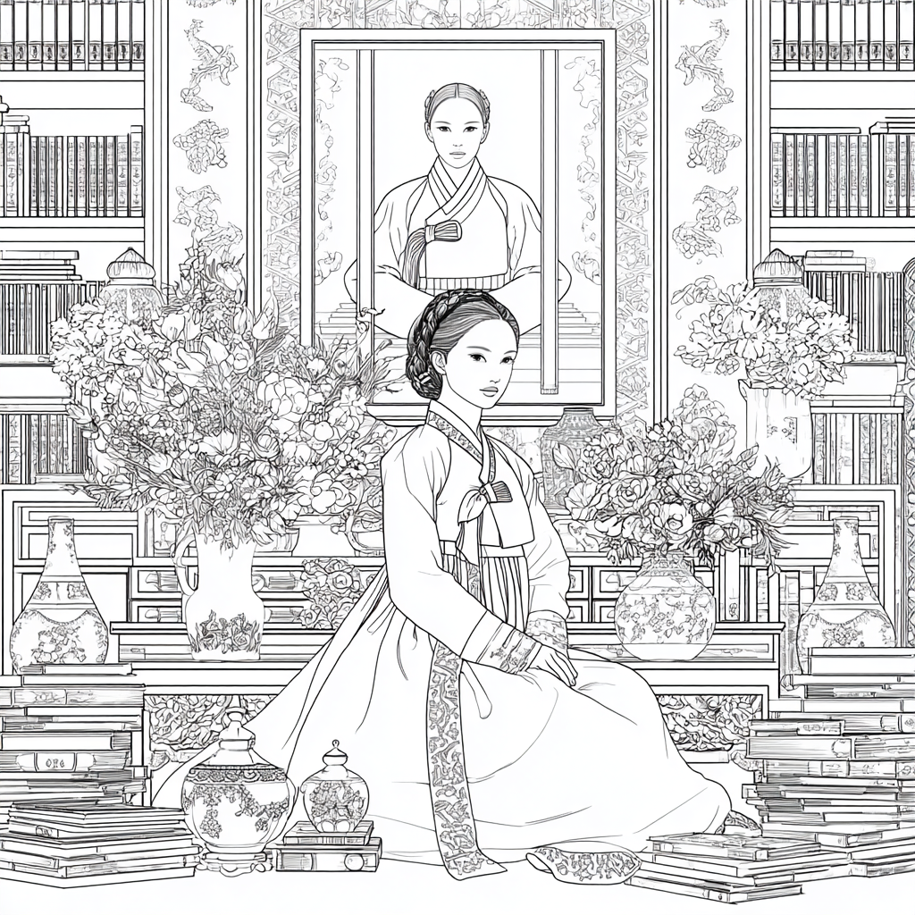 The Scholarly Princess of the Floral Library