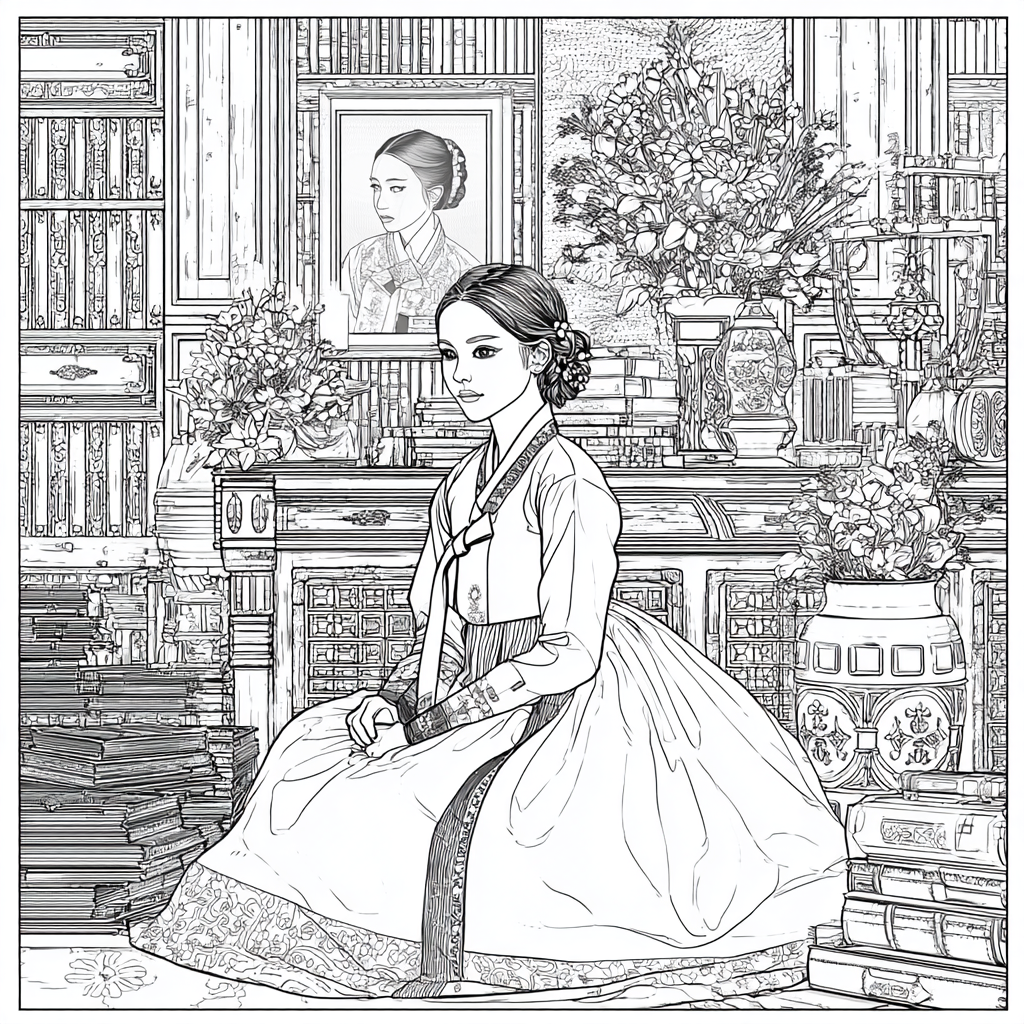 The Scholarly Princess of the Floral Library