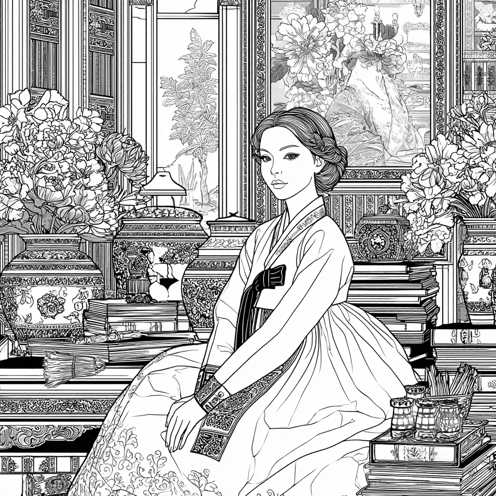 The Scholarly Princess of the Floral Library