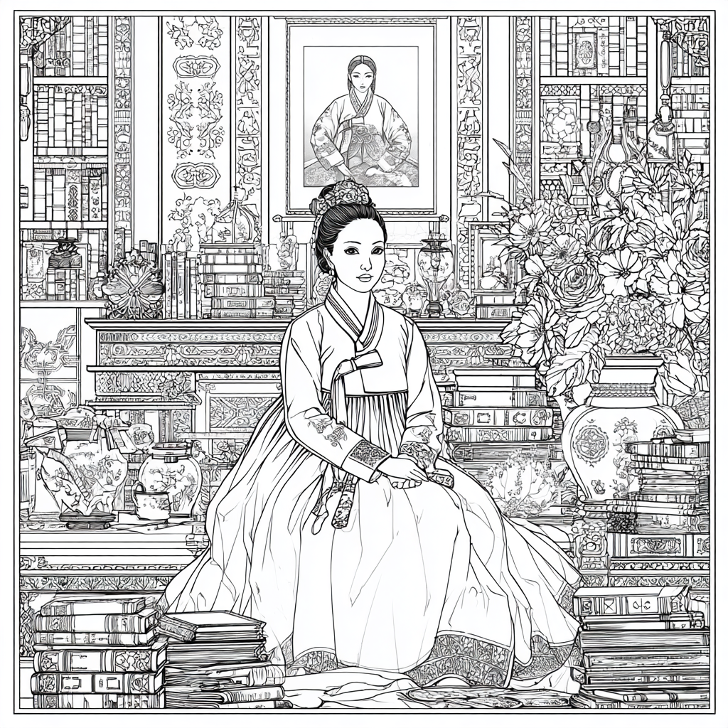The Scholarly Princess of the Floral Library