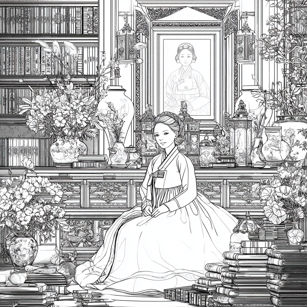 The Scholarly Princess of the Floral Library