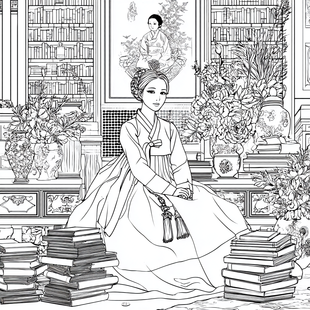 The Scholarly Princess of the Floral Library