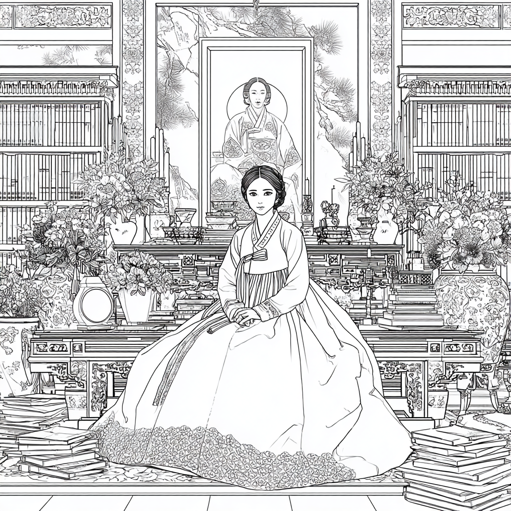 The Scholarly Princess of the Floral Library