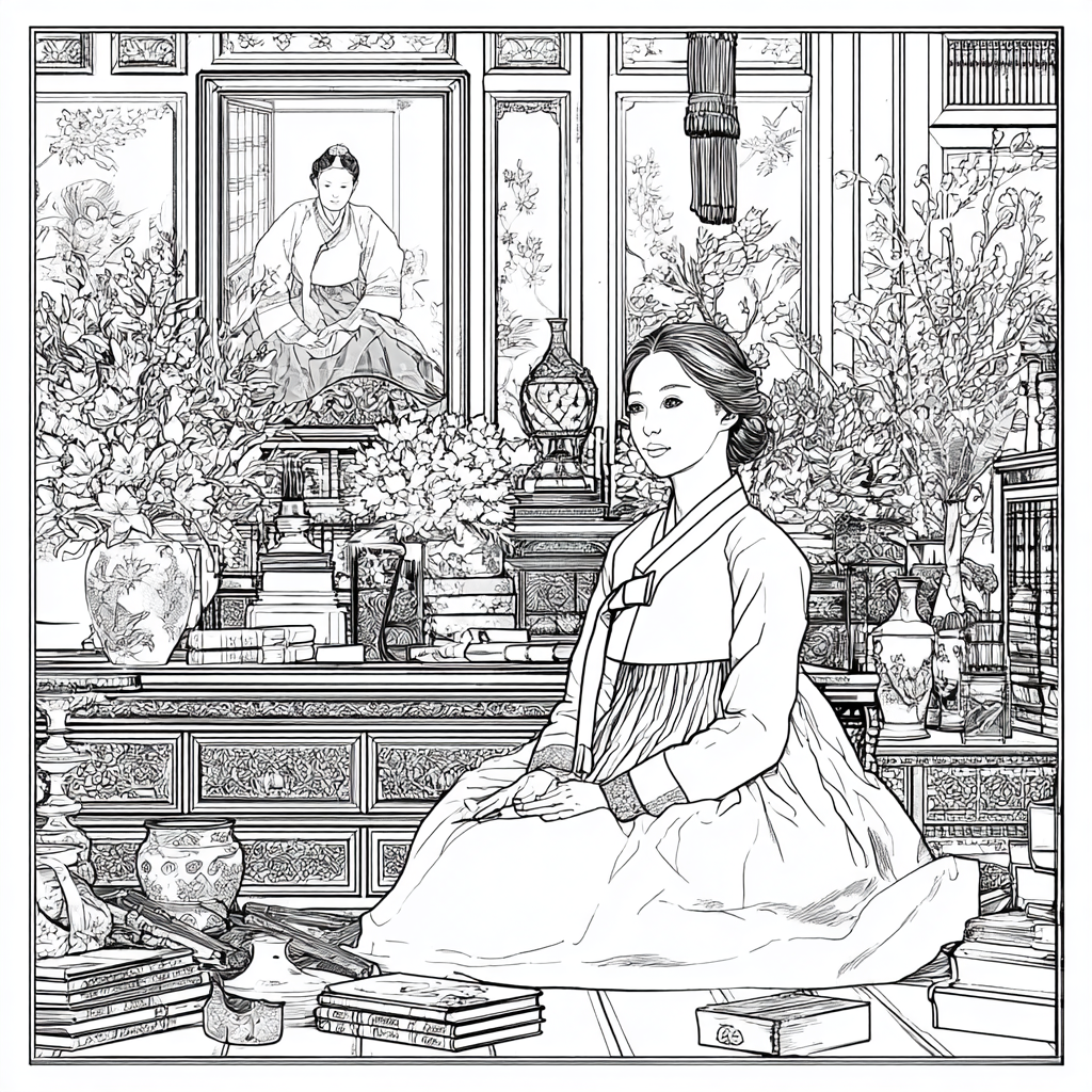 The Scholarly Princess of the Floral Library