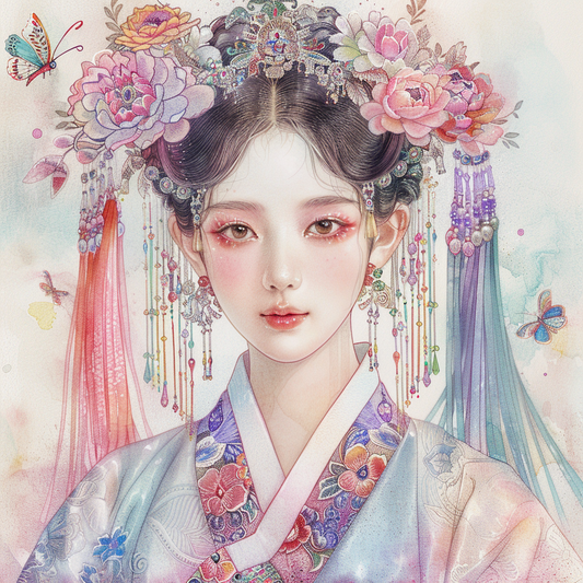 Blossom-Crowned Grace