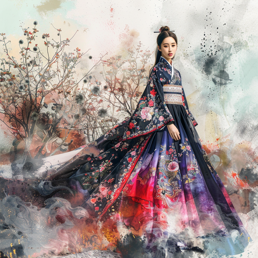 Whispers of Midnight Blossoms