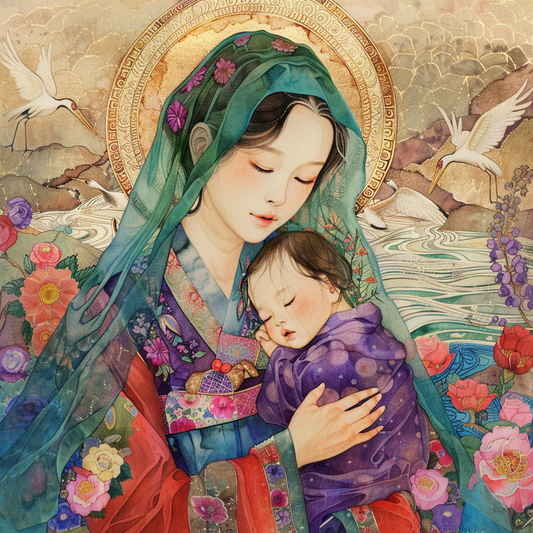The Korean Madonna and Child
