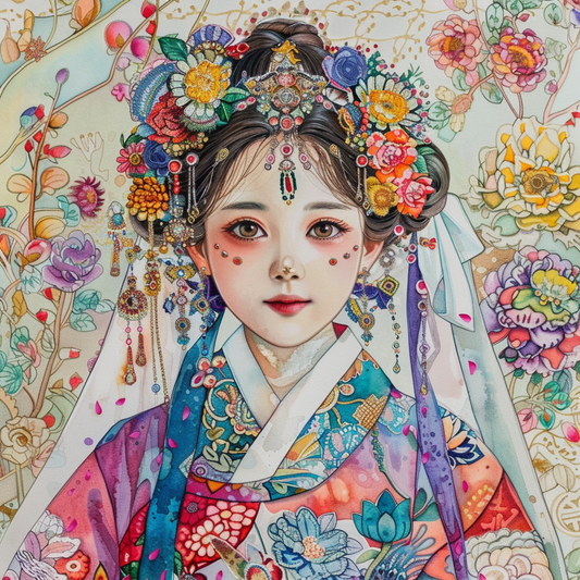 The Radiant Bride of Blossoms