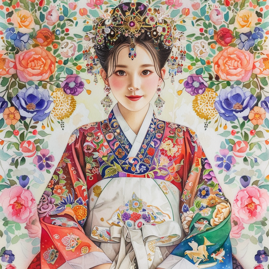 The Radiant Bride of Blossoms