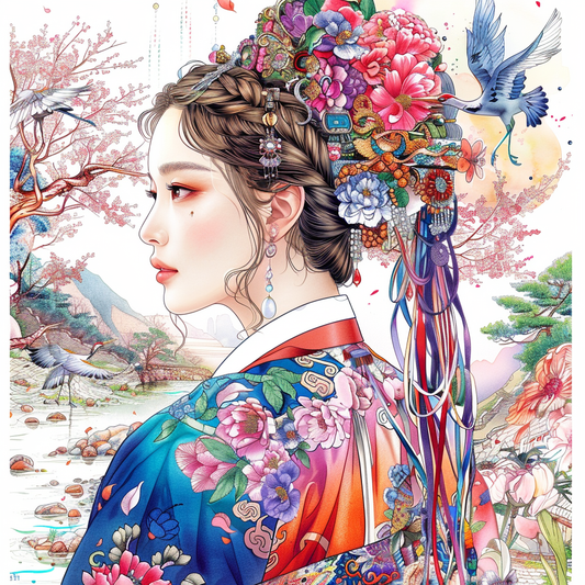 Grace of the Blossoming Crane