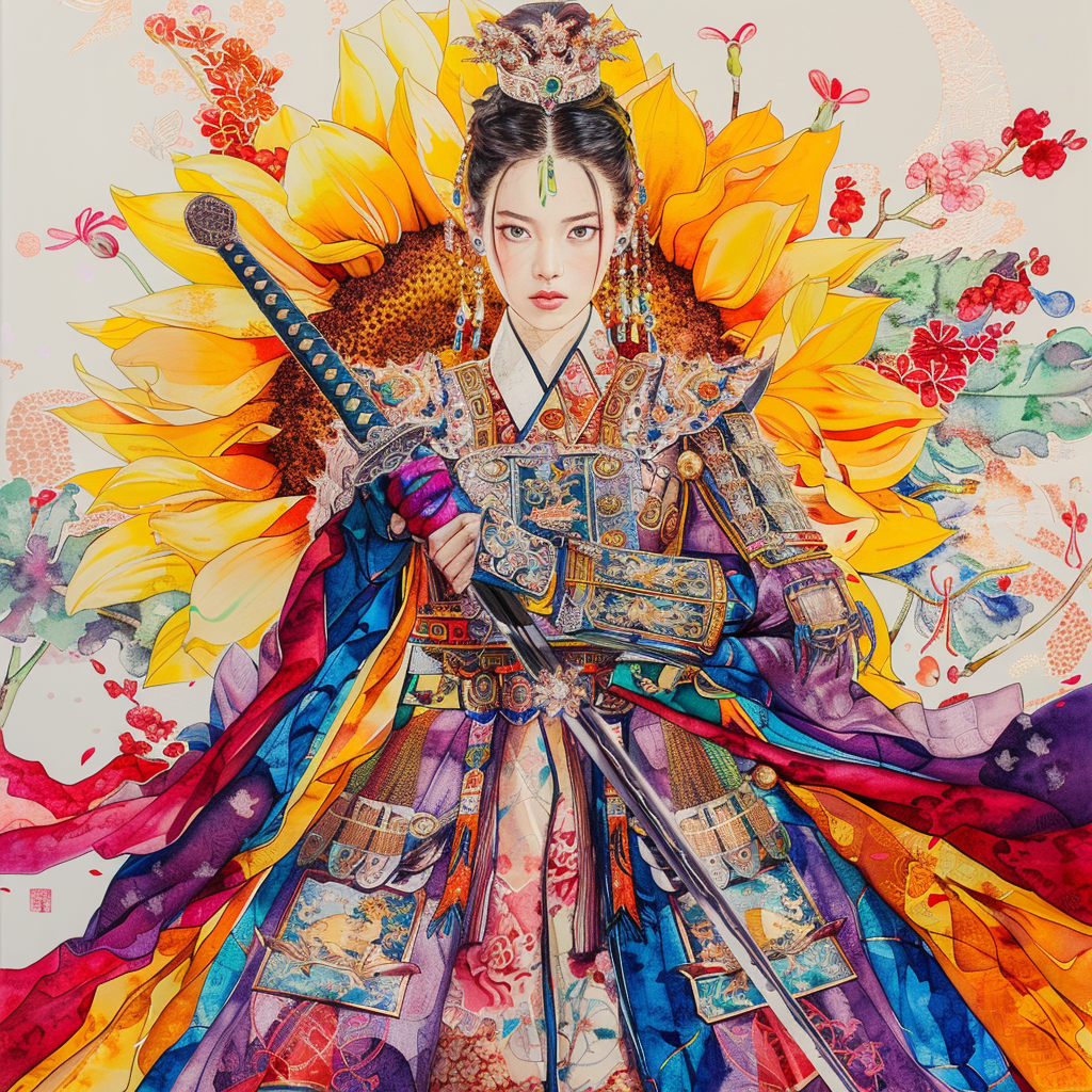 The Sunflower Warrior Queen