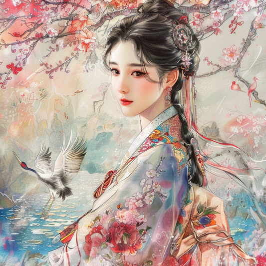 The Blossom Princess by the Water