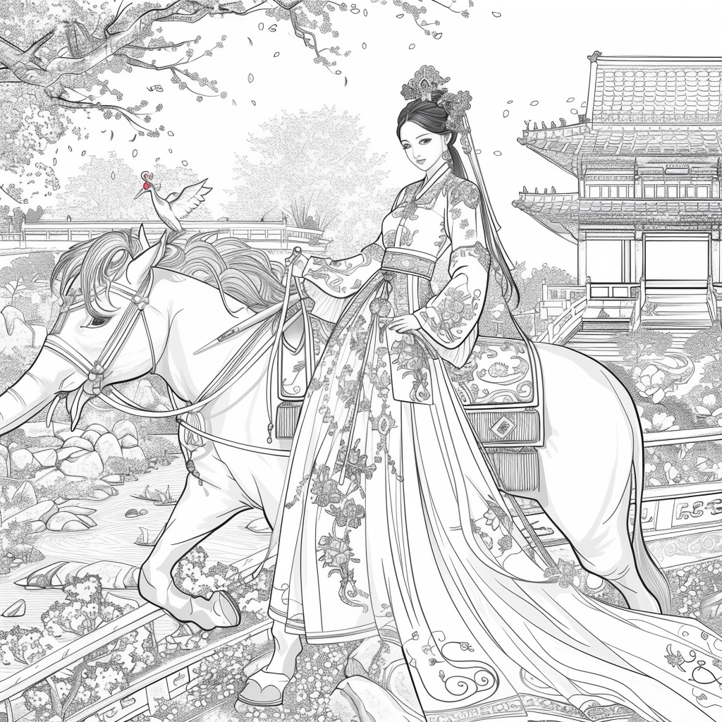 The Princess and the Elephant of Blossoms