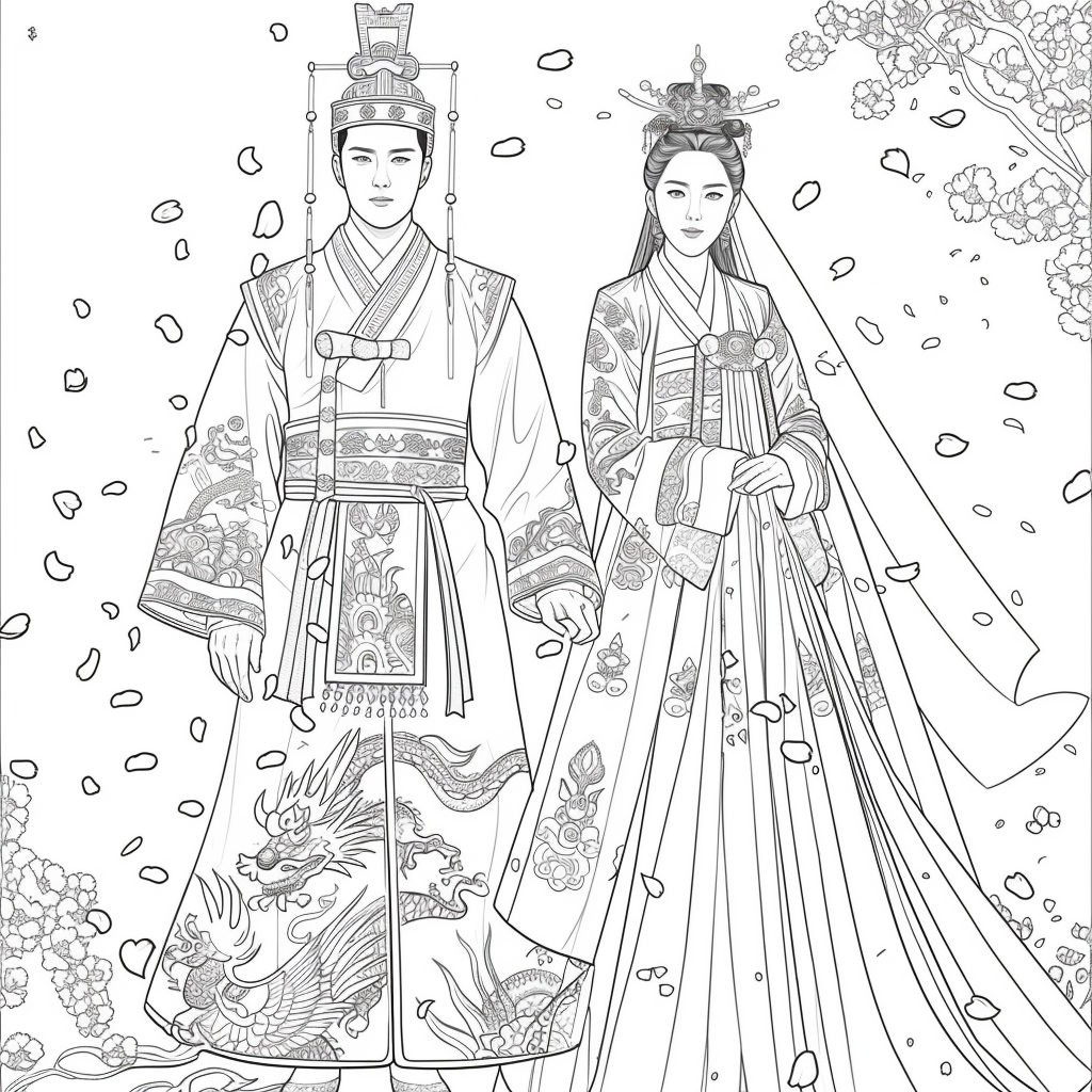 Vows Beneath Falling Petals