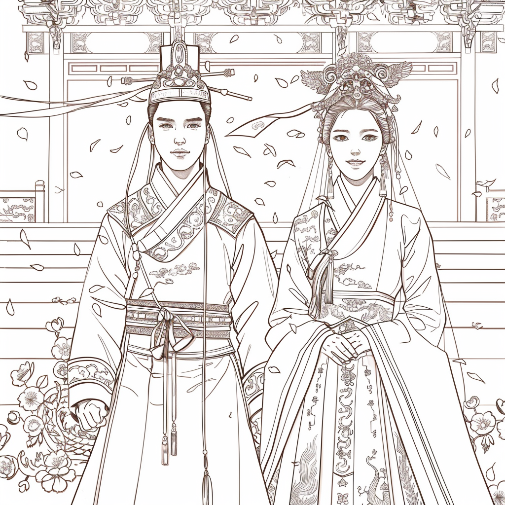 Vows Beneath Falling Petals
