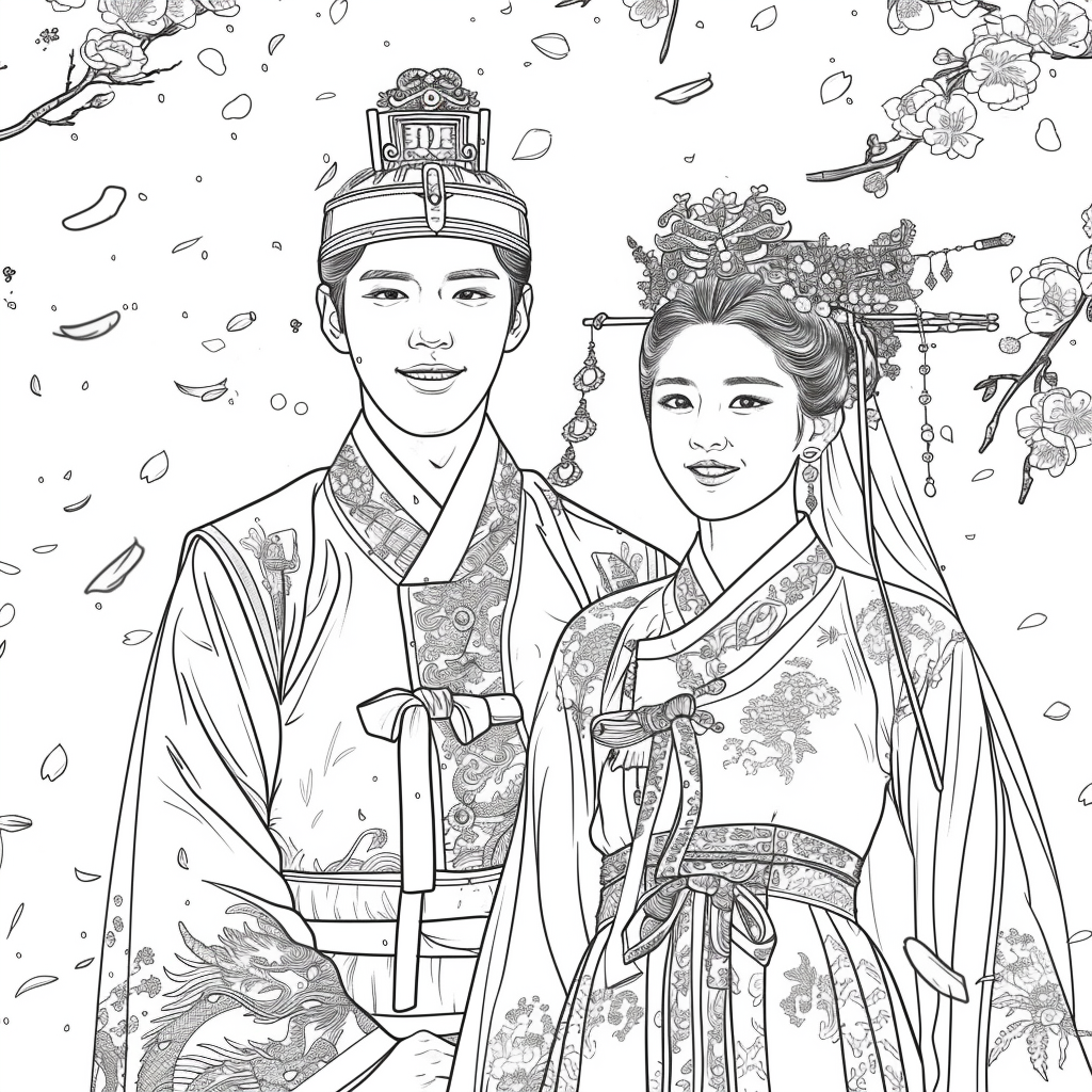 Vows Beneath Falling Petals