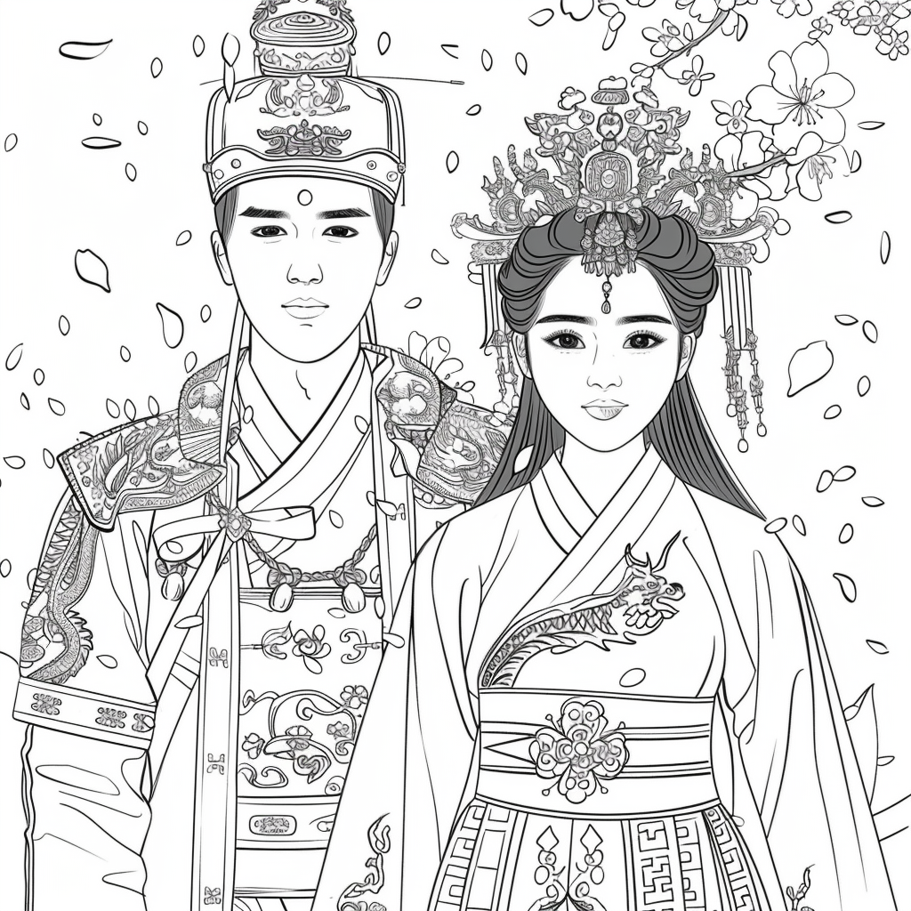 Vows Beneath Falling Petals