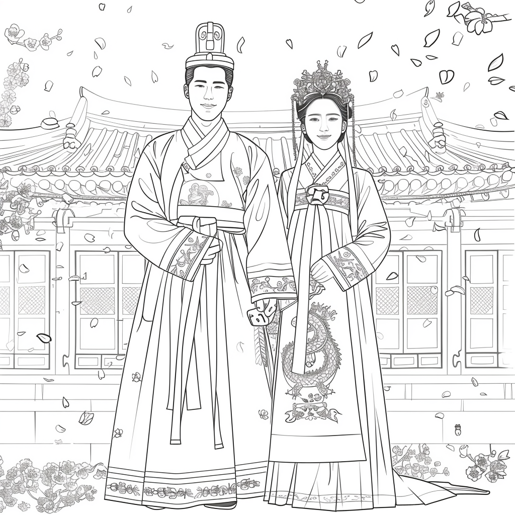 Vows Beneath Falling Petals