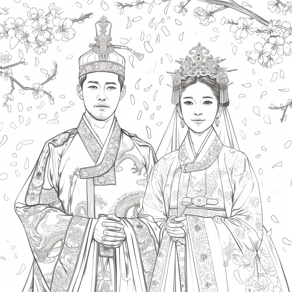 Vows Beneath Falling Petals