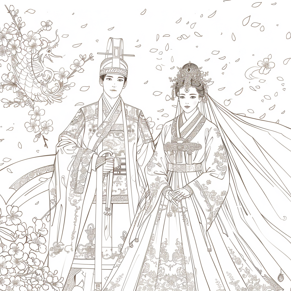 Vows Beneath Falling Petals