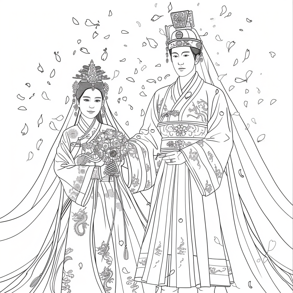 Vows Beneath Falling Petals