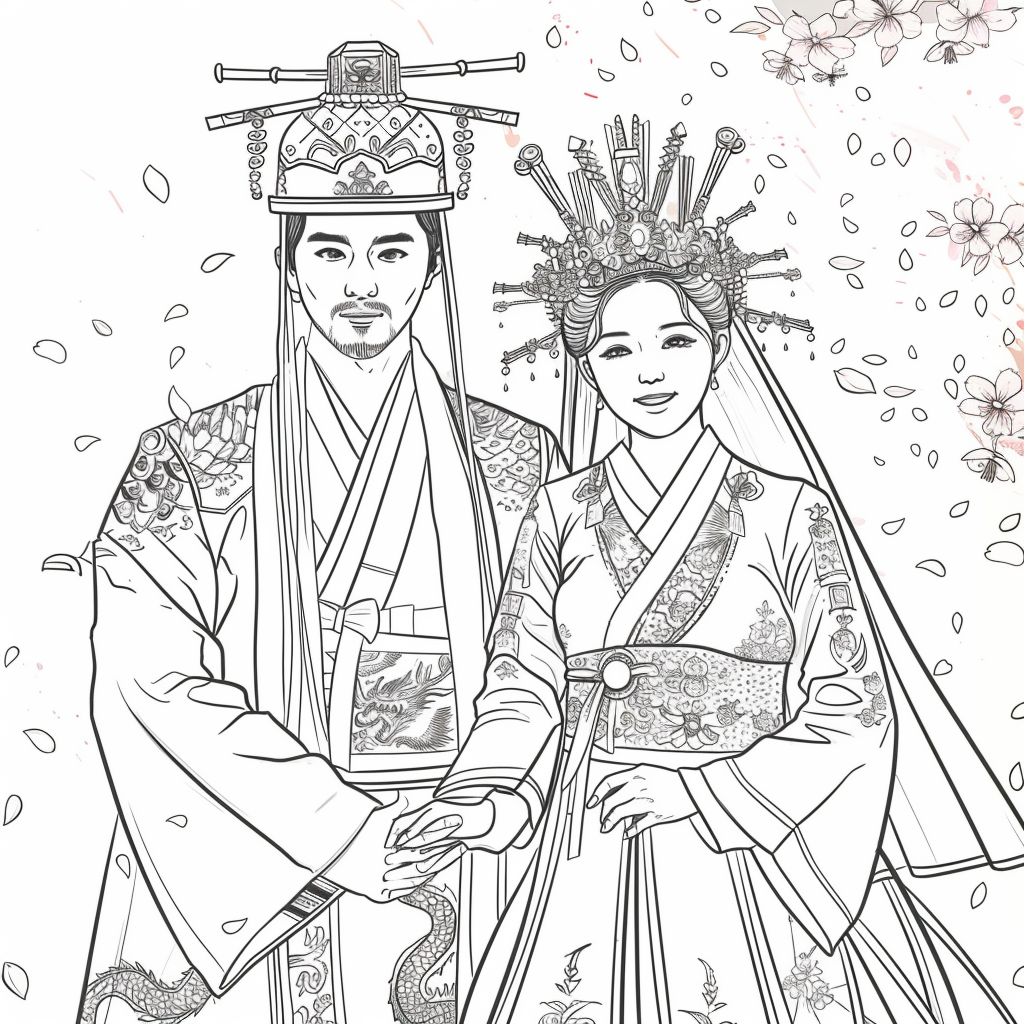 Vows Beneath Falling Petals