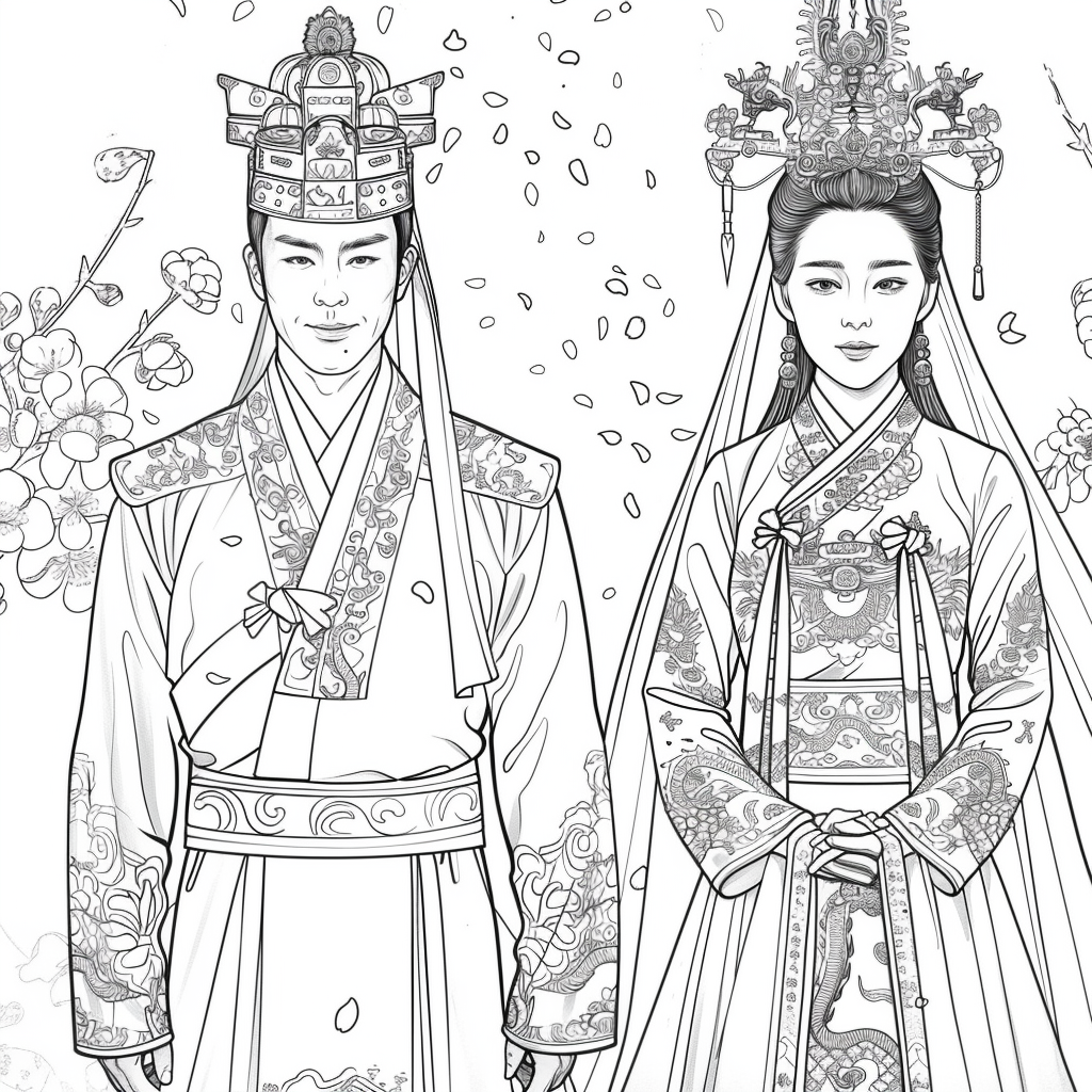 Vows Beneath Falling Petals