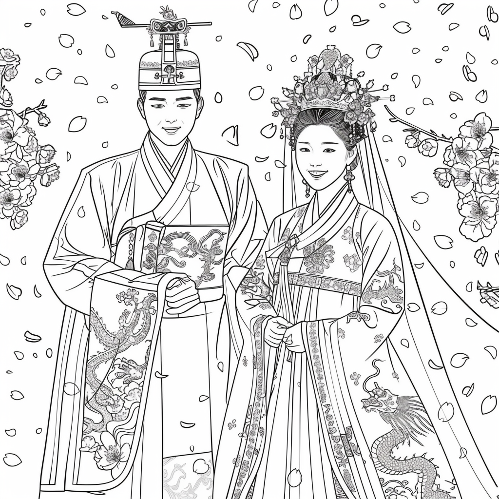 Vows Beneath Falling Petals