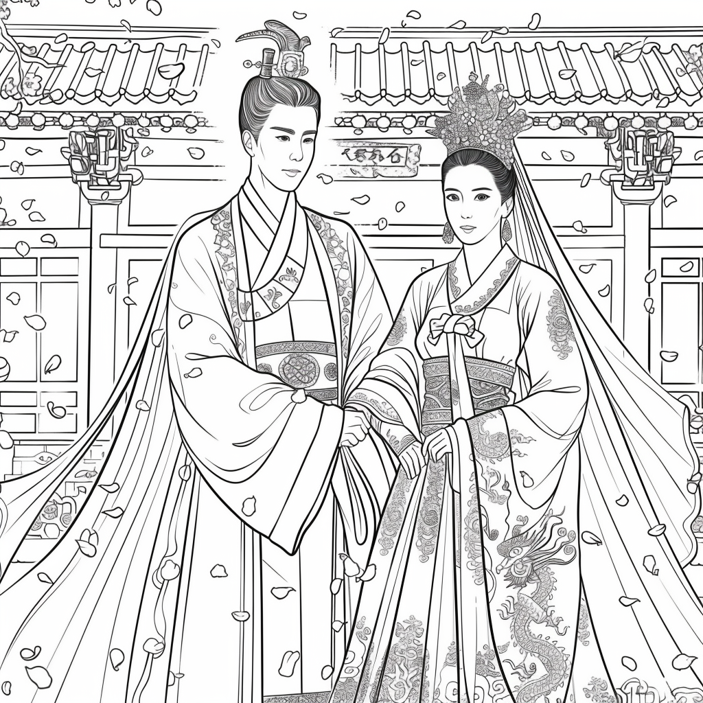 Vows Beneath Falling Petals