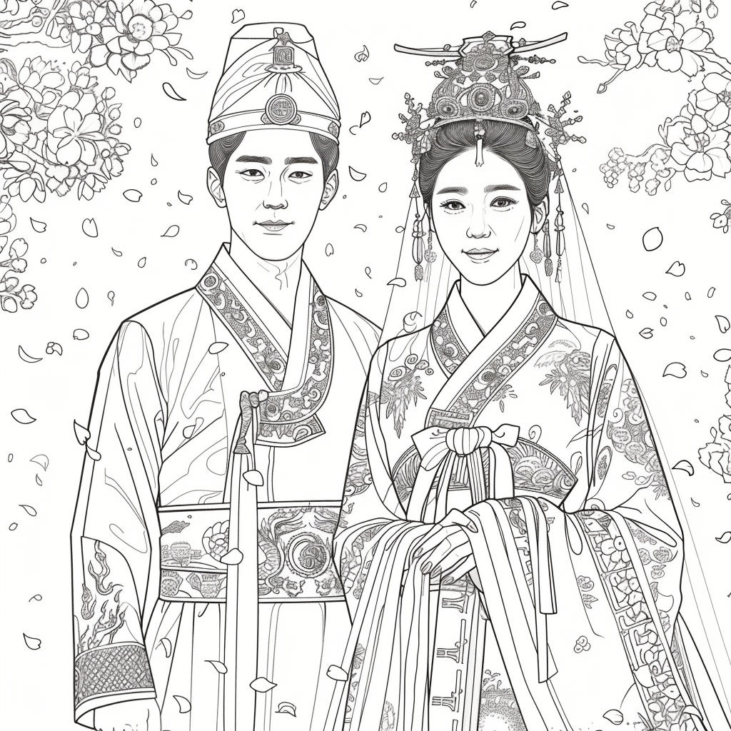 Vows Beneath Falling Petals
