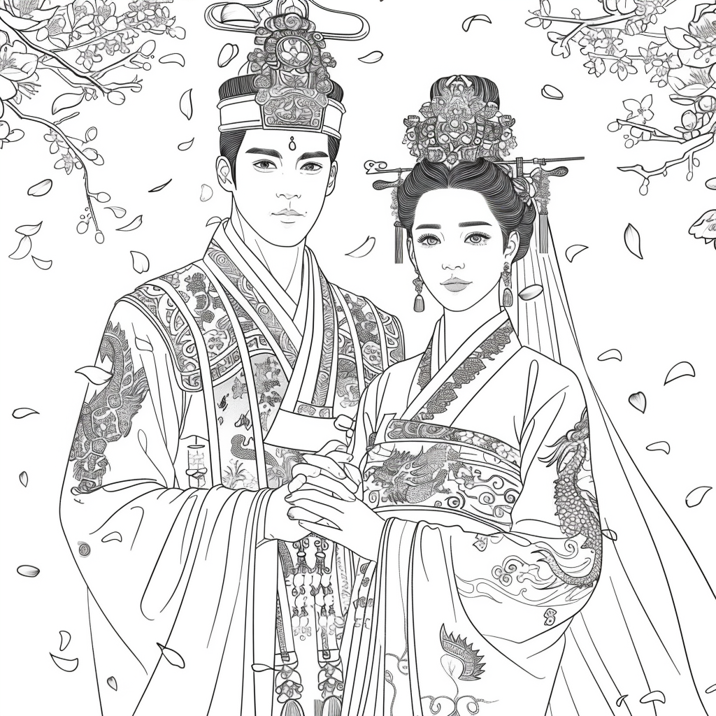 Vows Beneath Falling Petals