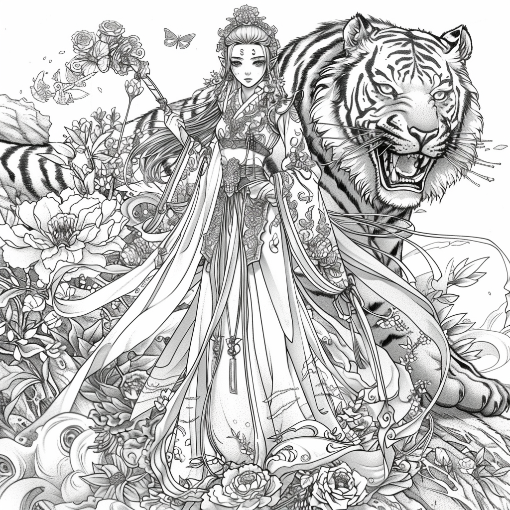 The Tiger Princess of Blossoming Courage