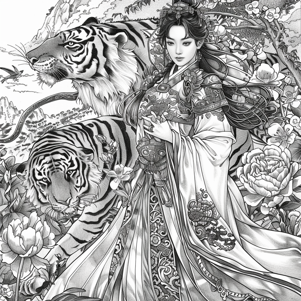 The Tiger Princess of Blossoming Courage
